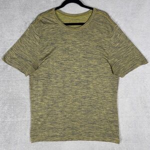 Lululemon Metal Vent Breathe Short Sleeve‎ T-Shirt Men's XL Navy Grape Leaf